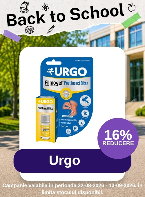 Back to School cu 16% reducere la Urgo