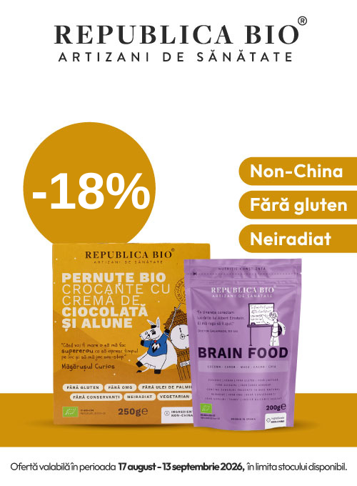 Back to School cu 18% reducere la Republica Bio