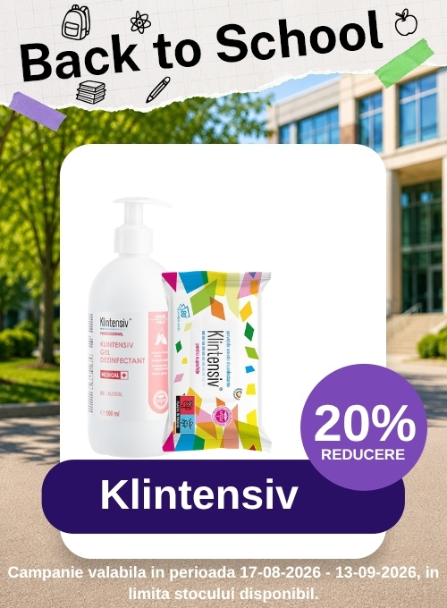 Back to School cu 20% reducere la Klintensiv