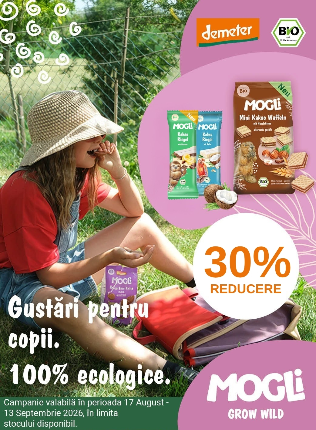 Back to School cu 30% reducere la Mogli