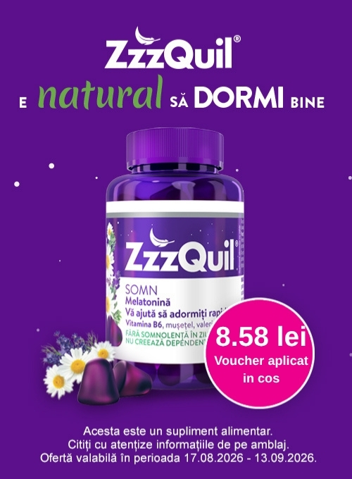 Back to School cu 8.58 lei voucher aplicat in cos la  Zzzquil 