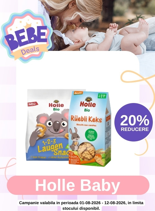 Bebe Deals cu reducere 20% la Holle Baby