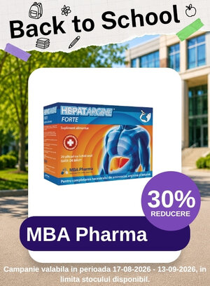 Back to School  cu 30% reducere la Mba Pharma
