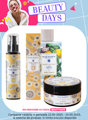Beauty Days cu 10% voucher aplicat in cos la Blue Scents