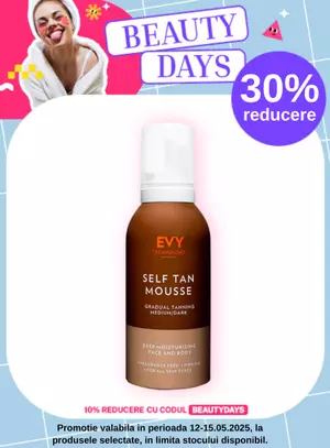 Beauty Days cu 10% voucher aplicat in cos la Evy Technology