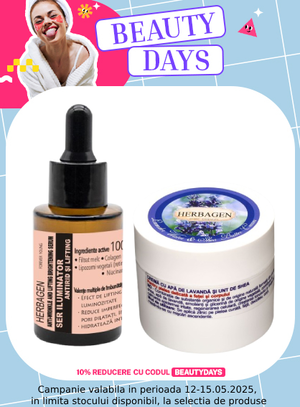 Beauty Days cu 10% voucher aplicat in cos la Herbagen