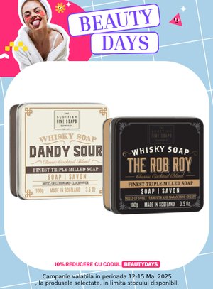 Beauty Days cu 10% voucher aplicat in cos la Scottish Fine Soaps