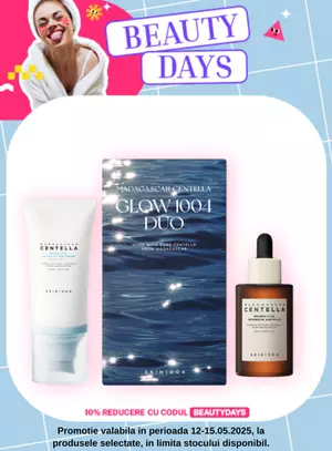 Beauty Days cu 10% voucher aplicat in cos la Skin1004