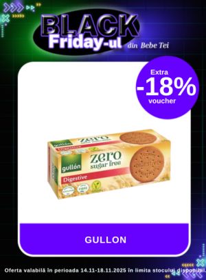 Black Friday cu 18%  extra voucher aplicat in cos la Gullon
