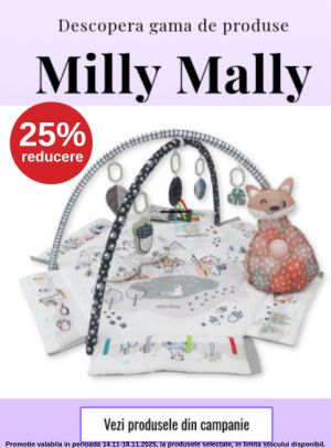 Black Friday cu 25% reducere la Milly Mally