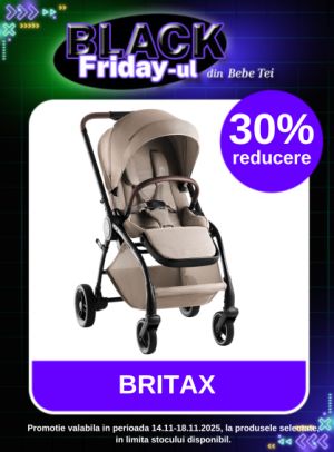 Black Friday cu 30% reducere la Britax Carucioare Sport si Landouri