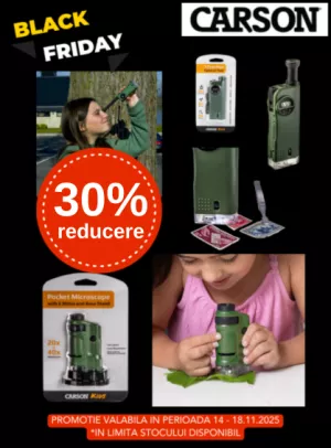 Black Friday cu 30% reducere la Carson