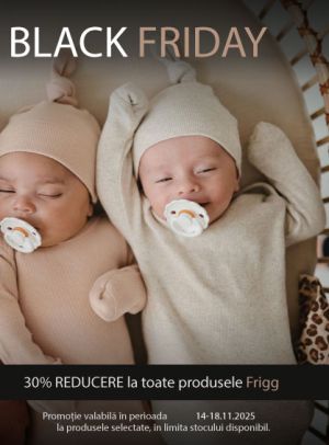 Black Friday cu 30% reducere la Frigg