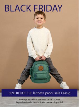 Black Friday cu 30% reducere la Laessig