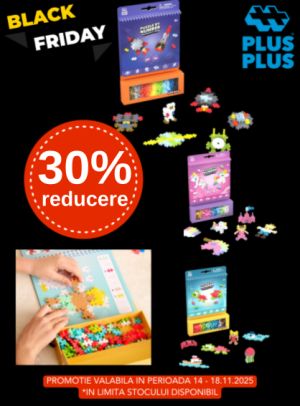 Black Friday cu 30% reducere la Plus-Plus