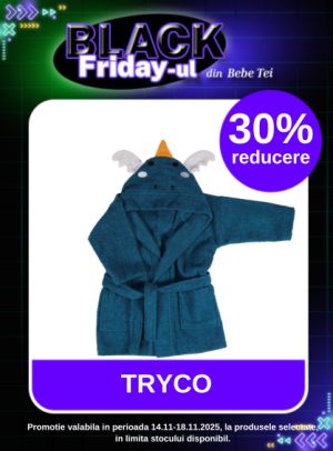 Black Friday cu 30% reducere la Tryco