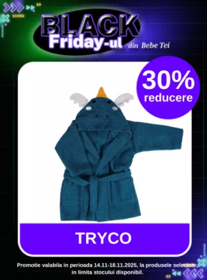 Black Friday cu 30% reducere la Tryco