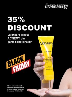 Black Friday cu 35% reducere la Acnemy