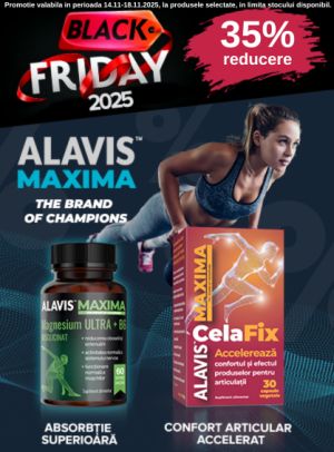 Black Friday cu 35% reducere la Alavis Maxima