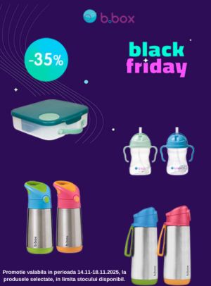 Black Friday cu 35% reducere la Bbox