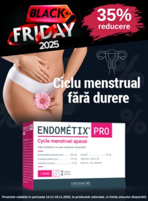 Black Friday cu 35% reducere la Densmore Laboratoures Endometix Pro