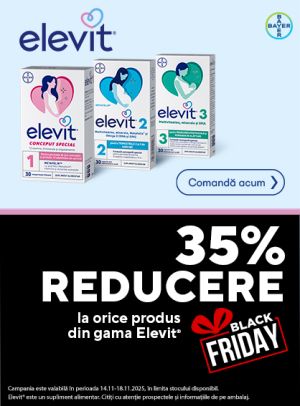 Black Friday cu 35% reducere la Elevit
