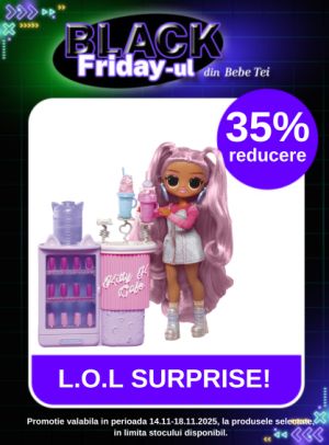 Black Friday cu 35% reducere la L.O.L Surprise!