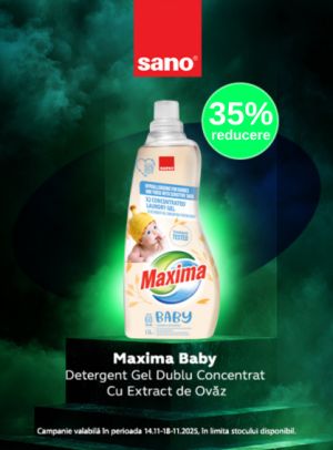 Black Friday cu 35% reducere la Sano Maxima Power Gel
