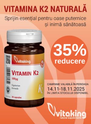 Black Friday cu 35% reducere la Vitaking Vitamina K2