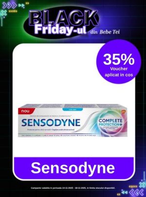 Black Friday cu  35% voucher aplicat in cos la Parodontax
