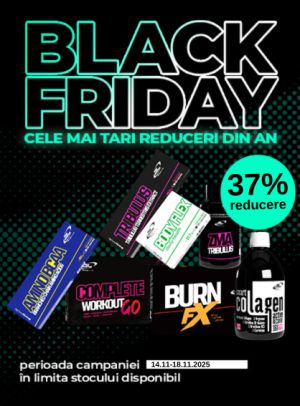 Black Friday cu 37% reducere la Pro Nutrition