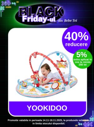 Black Friday cu 5% extra voucher aplica in cos la Yookidoo