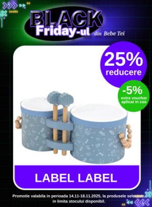 Black Friday cu 5% extra voucher aplicat in cos la Label Label
