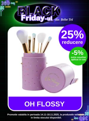 Black Friday cu 5% extra voucher aplicat in cos la Oh Flossy