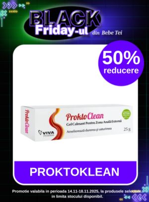 Black Friday cu 50% reducere la Proktoklean Gel Calmant