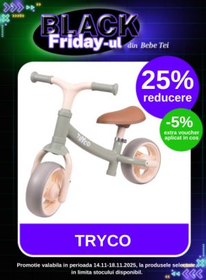 Black Friday cu extra 5% voucher aplicat in cos la Tryco