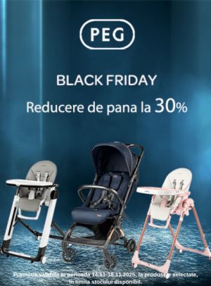 Black Friday cu pana la 30% reducere la Peg Perego