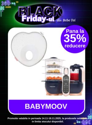 Black Friday cu pana la 35% reducere la Babymoov