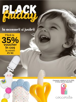 Black Friday cu pana la 35% voucher aplicat in cos la Coccorito