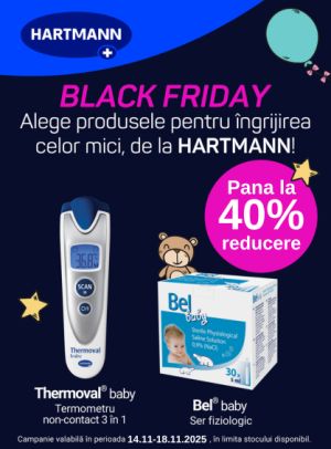 Black Friday cu pana la 40% reducere la Hartmann