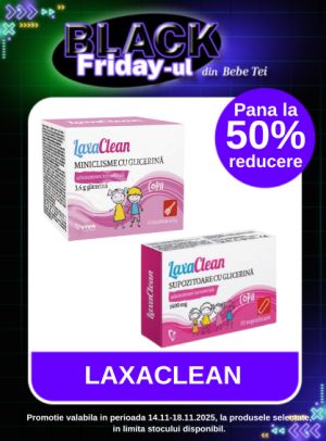 Black Friday cu pana la 50% reducere la Laxaclean