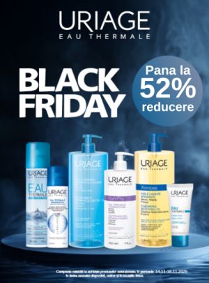 Black Friday cu pana la 52% reducere la Uriage