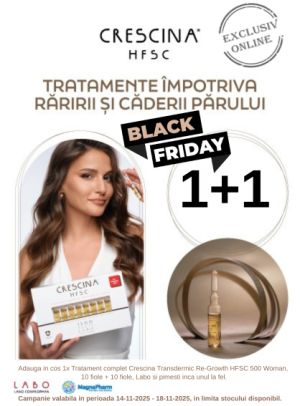 Black Friday cu produs promotional Labo Crescina Transdermic Re-Growth HFSC 1300 Woman 20 fiole 