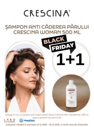 Black Friday cu produs promotional Labo Sampon anti-cadere pentru femei Crescina Hfsc Transdermic - 500 ml