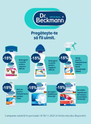 Black Friday cu reducere 15% la Dr Beckmann