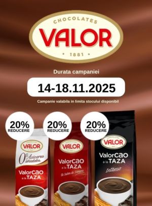 Black Friday cu reducere 20% la Valor