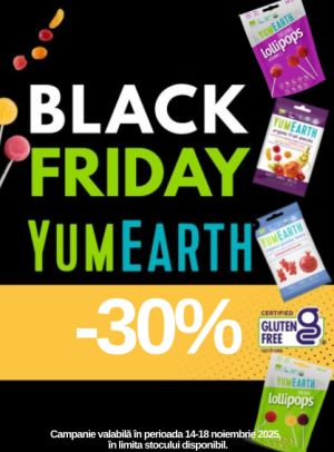 Black Friday cu reducere 30% la YumEarth