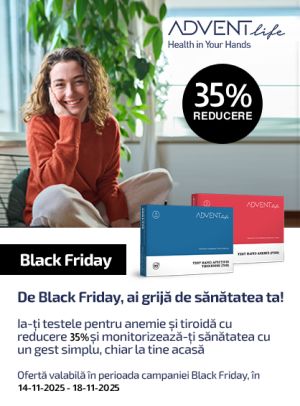 Black Friday cu reducere 35% la Advent Life