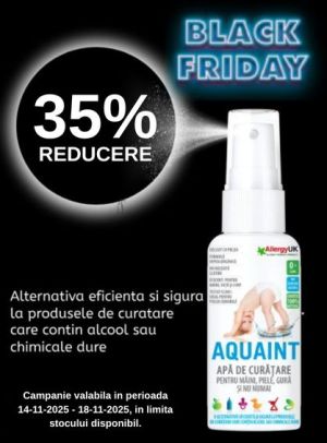 Black Friday cu reducere 35% la Aquaint