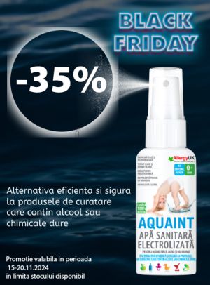 Black Friday cu reducere 35% la Aquaint